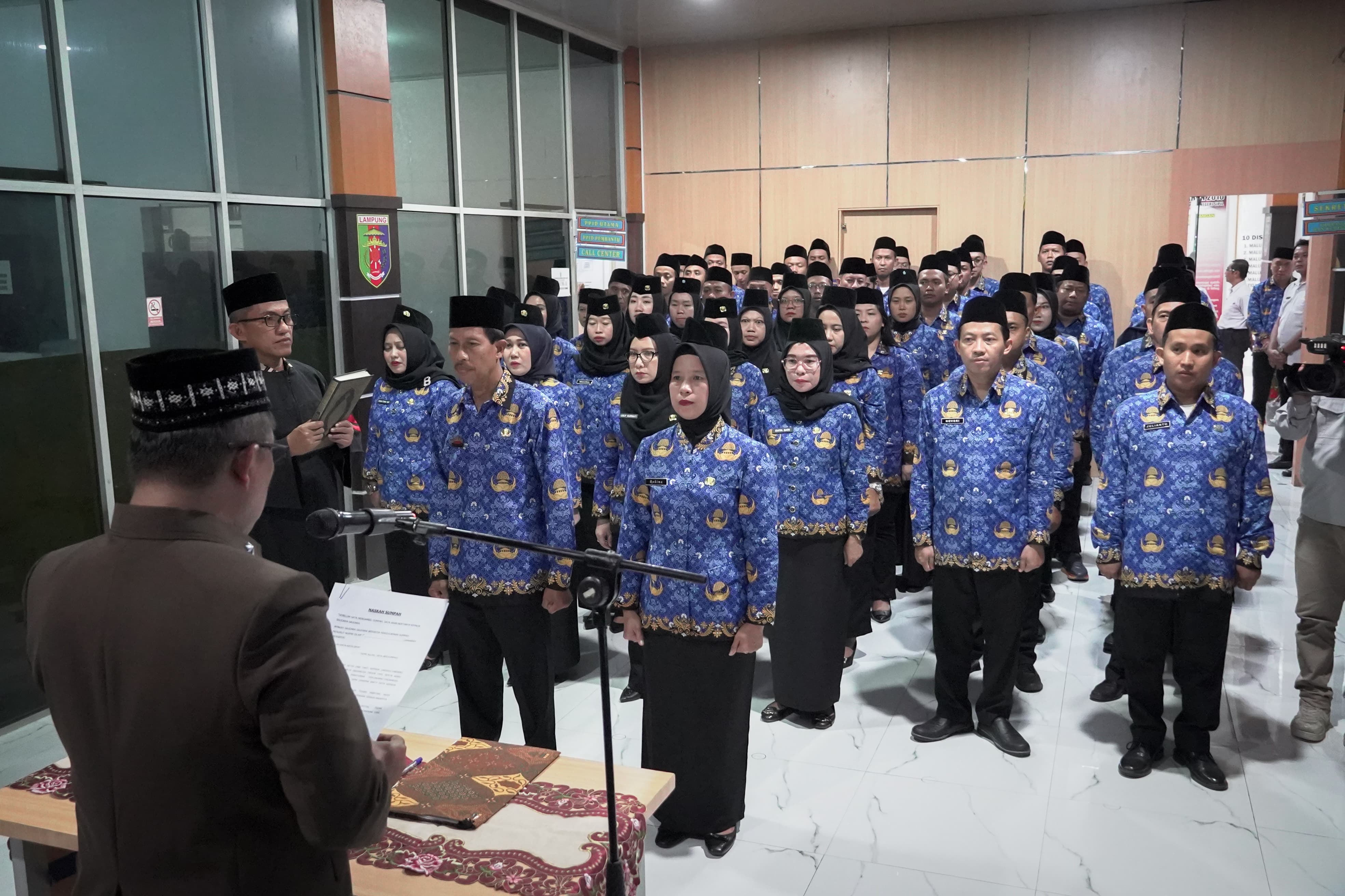 PPPK Lampung Resmi Dilantik, Gubernur: Ini Awal Pengabdian kepada Negara